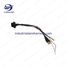 China Chogori LED black USB2.0 series connectors and jst xh series natural 10p connectors  Soldering Wiring Harness supplier
