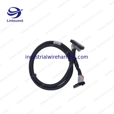 China UL2651-28AWG 1.27mm black pvc Round Flat cable wiring harness supplier