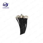 jst phr - 4 2.0mm Natural connectors and 24AWG black PVC cable wire harness