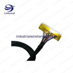 China HRS DF14 1.25mm beige 2 - 20 connectors LVDS wiring harness supplier
