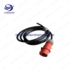 China 5PIN PE IP44 Plug MN3501 waterproof red / blue connector  Industrial Wire Harness supplier