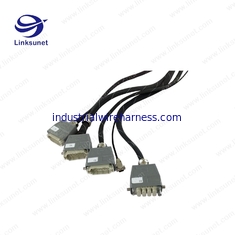 China HARTING 25PIN AL grey connector add M32 GLAND Cabinet connecting wire harness supplier