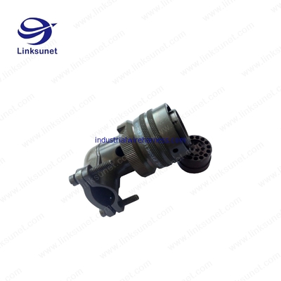 Amphenol Female Sockets Circular Connectors Assembly PT08A - 14 - 19S 90 Degrees High Flexibility