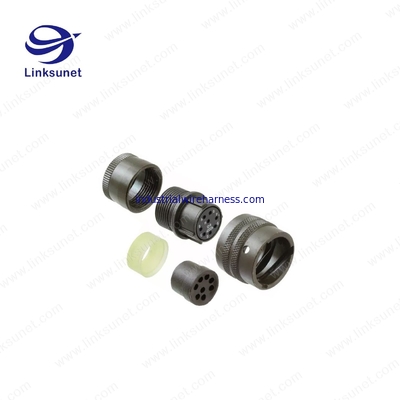 Amphenol Female Sockets Circular Connectors Assembly PT08A - 14 - 19S 90 Degrees High Flexibility