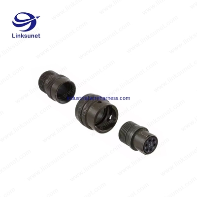 Amphenol Female Sockets Circular Connectors Assembly PT08A - 14 - 19S 90 Degrees High Flexibility