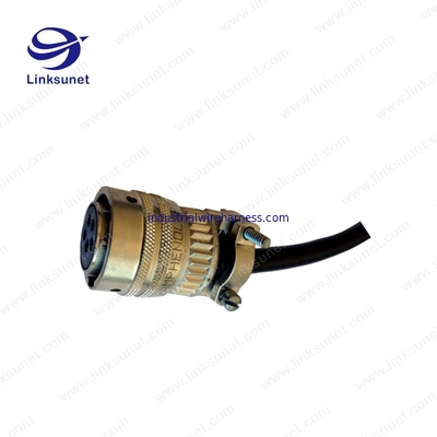 MIL - 5015 MS3108A - 20 - 29S Female Sockets Circular Connector Cable Assembly For Industrial Robot