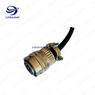 MIL - 5015 MS3108A - 20 - 29S Female Sockets Circular Connector Cable Assembly For Industrial Robot