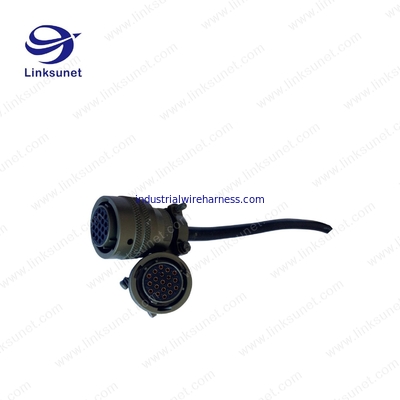 Industrial Robot Power High Flex Circular Connector Cable Assembly PT06A - 14 - 19S Soldering