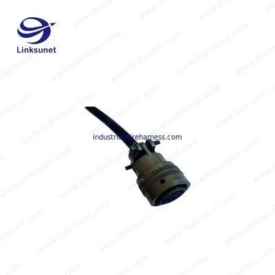 Industrial Robot Power High Flex Circular Connector Cable Assembly PT06A - 14 - 19S Soldering