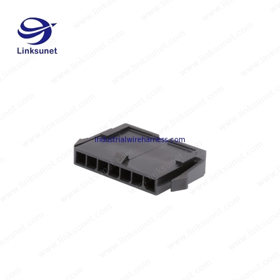 MOLEX 43640 - 0300 Male Female Electrical Connectors Single Row With Panel Mount Ears / Pitch 3.00mm