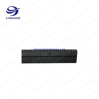 MOLEX Black Male Female Wire Connectors 2.54mm Pitch C - Grid III Crimp Connector Housing Dual Row 6 Circuits