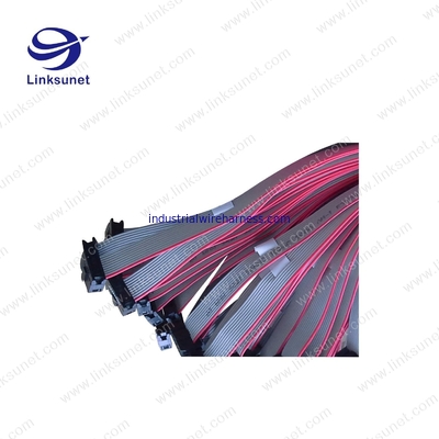 PVC Flat Ribbon Cable Assembly 2.54mm Pich UL2651 - 28AWG 10P 1.27MM PICH