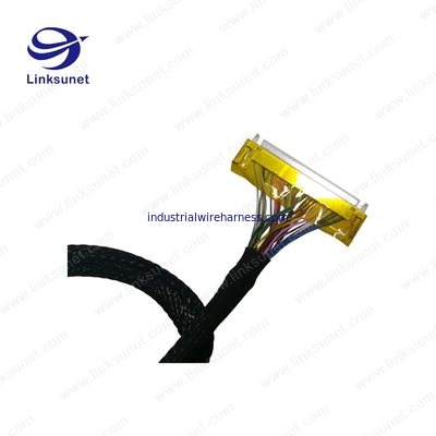 HRS DF14 1.25mm beige 2 - 20 connectors LVDS wiring harness