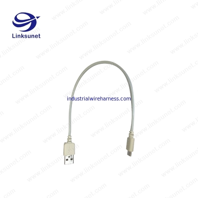 USB - A - M color cable UL94 - V0 and ul2725 tinned copper wire harness for computer