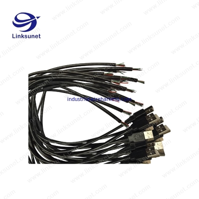 USB - A - M and 8pin housing and ul2725 AEB wire harness with Tin plating terminal