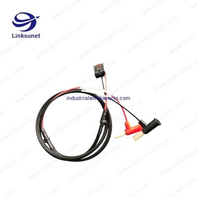 Molex 34803 series 24AWG Banana plug wire harness with Fully automatic terminal machine