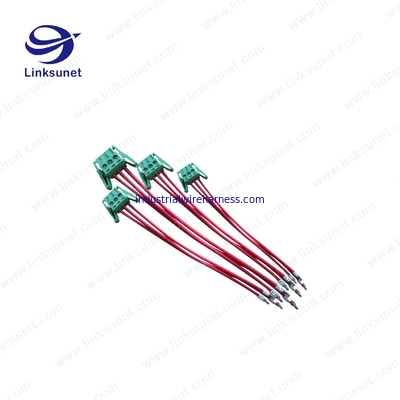 5.08mm 2 - 24P green Soldering Terminal Block Connector Custom wiring harness