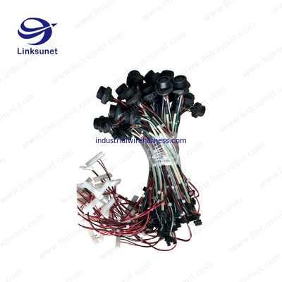 Circular Connector Cable Assembly 8P Connector ADD XHP - 12 UL1061 PVC LED Wiring Harness