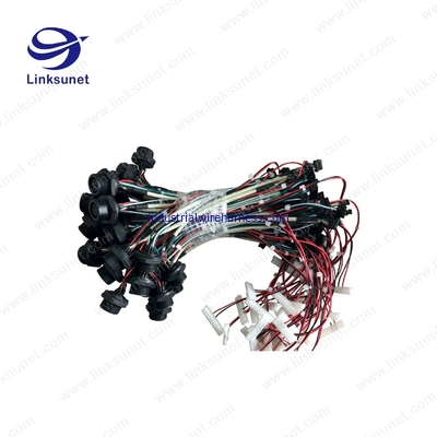 Circular Connector Cable Assembly 8P Connector ADD XHP - 12 UL1061 PVC LED Wiring Harness