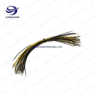 Jst PH series SPH - 001T connectors and 22 - 26awg color cable custom wire harness