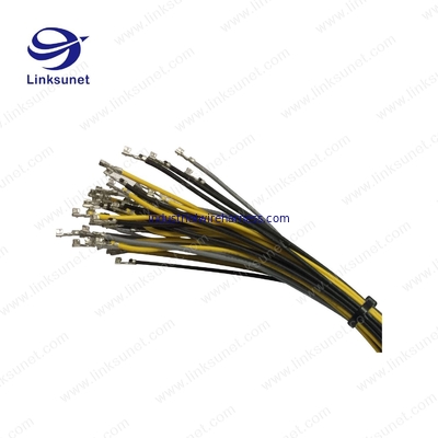 Jst PH series SPH - 001T connectors and 22 - 26awg color cable custom wire harness