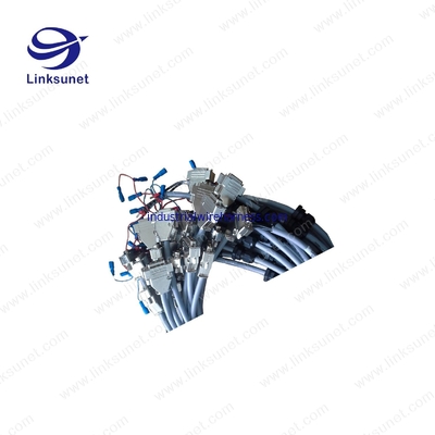 Amphenol LCC17 D - SUB 3W3 female connectors and pvc gray 2.5mm2 cable Soldering Wiring Harness