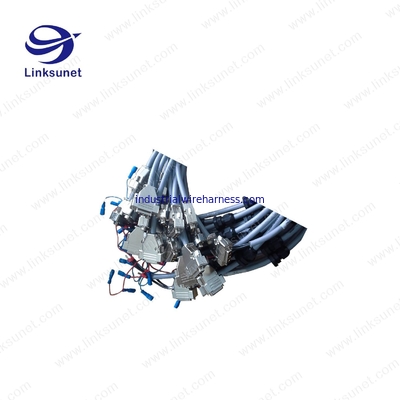 Amphenol LCC17 D - SUB 3W3 female connectors and pvc gray 2.5mm2 cable Soldering Wiring Harness