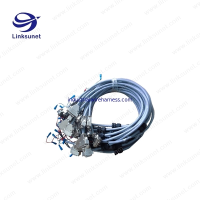 Amphenol LCC17 D - SUB 3W3 female connectors and pvc gray 2.5mm2 cable Soldering Wiring Harness
