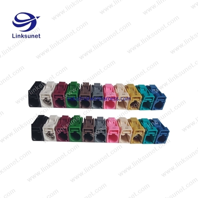 straight male FAKRA SMB conversion BNC straight female RG174  color pvc Automobile Connector Connecting line