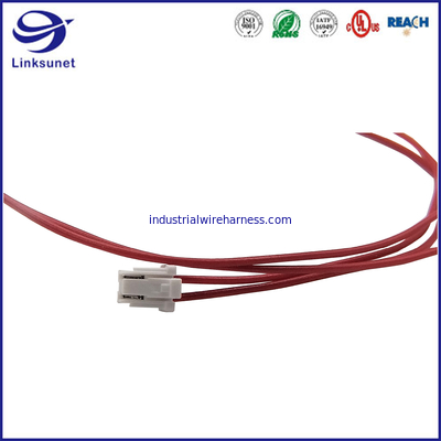 2 pin Single Row NSH Series Easier Insertion and Secure 1.0mm Rectangle Connectors with Lock for Wire Harness