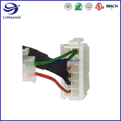 4.2mm Pitch Flexibile Mini-Fit Jr. 5559 Series 39-01 Dual Row​ Connectors with Panel Mounting Ears for Wire Harness