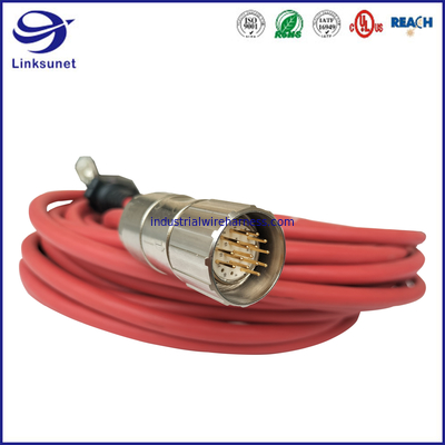 Stability,High Current M23 Series Circular Connectors for Wire Harness for Industrial Automation