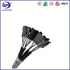 4 pin Single Row SM Series 2.5mm pitch Rectangle Wire to Wire Connectors with Wire Harness for Assisted Driving