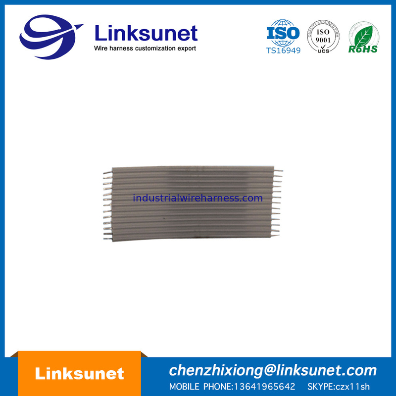 UL2651 - 26AWG 2.54MM Pitch Flat Ribbon Cable Gray Custom 0.1 - 10M High Voltage