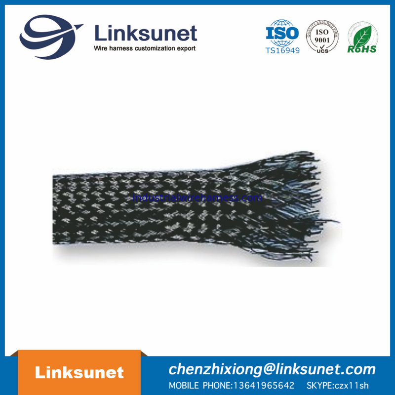 Pro Power PETBK10B10 Braided Wire Sleeve 10 Mm Black PE ( Polyester ) 10 M / PE