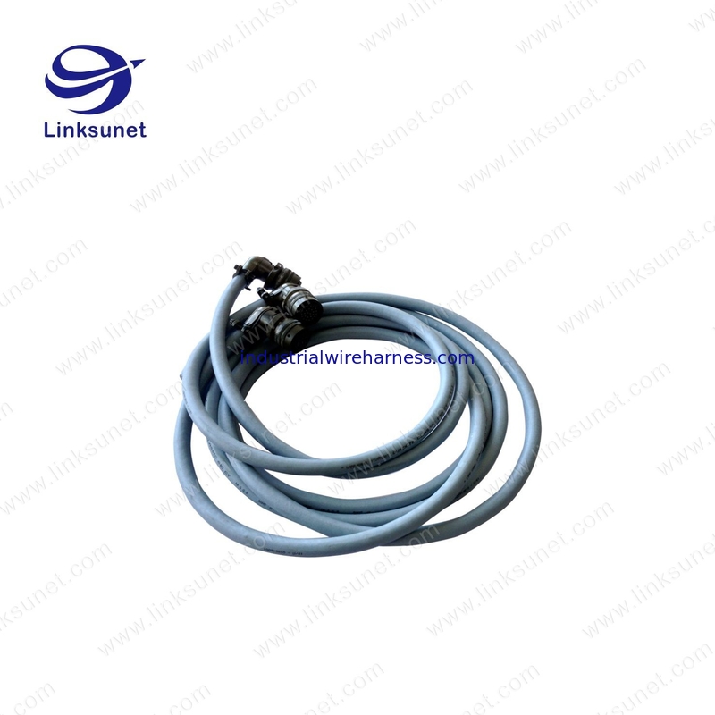 Amphenol Female Sockets Circular Connectors Assembly PT08A - 14 - 19S 90 Degrees High Flexibility