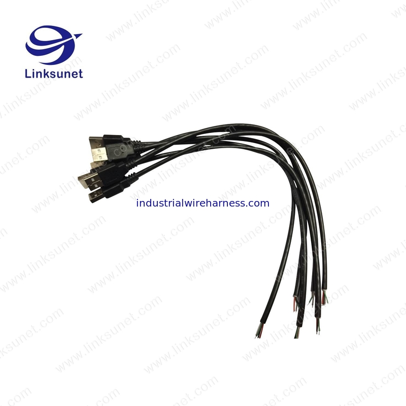 USB - A - M and 8pin housing and ul2725 AEB wire harness with Tin plating terminal