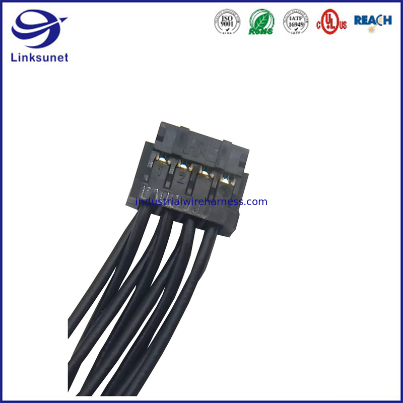 Space Saving and Wide Applicable DF11 Series 2.0mm 8 Rectangular Connectors with Wire Harness for business equipment