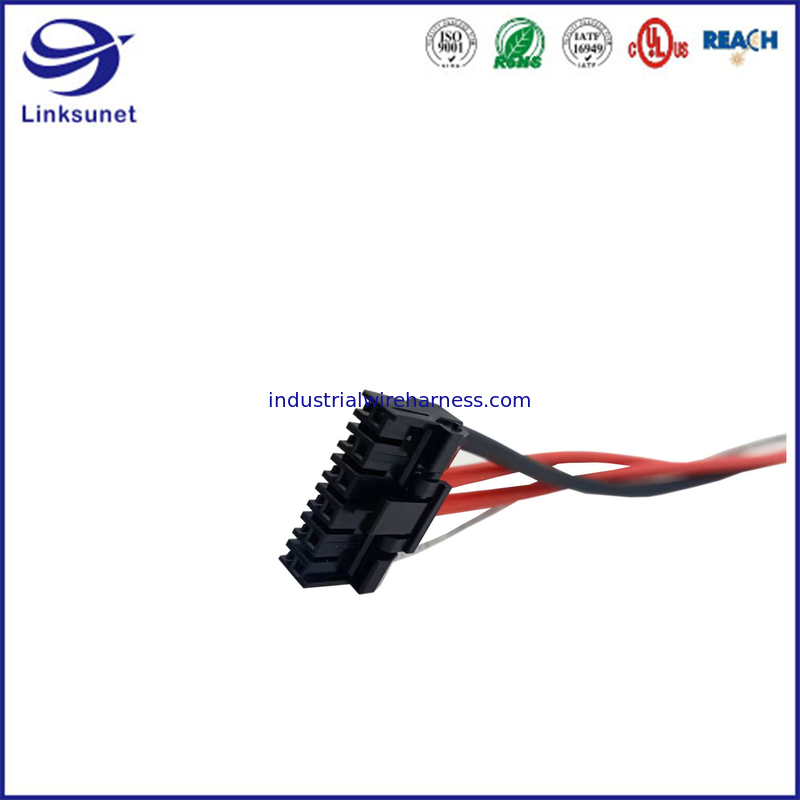 Big Current and Voltage DF63 Series 3.96mm Single-Row Connectors with Custom Wiring Harness for Internal Power Supply