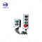2P - 6P PA6/aluminum white Button Box  with Custom Wiring Harness supplier