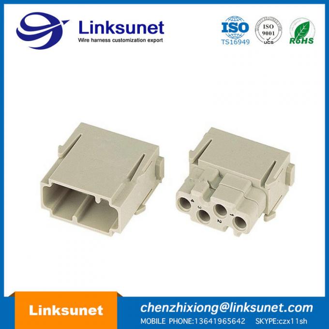 Two Modula Industrial Wire Harness Crimping Harting Industrial Connectors
